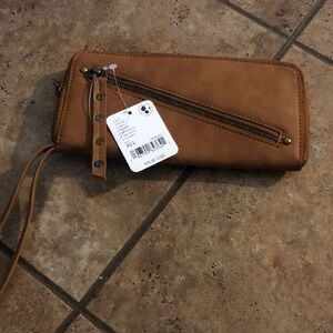 Free People Tan Wallet
